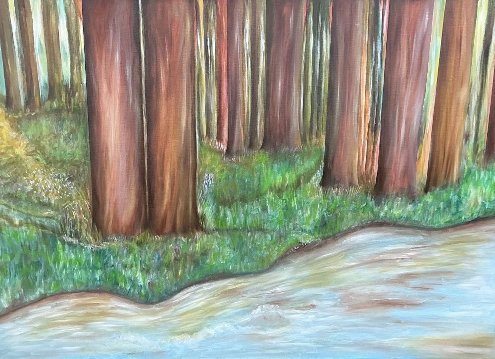 Oil Painting on stretched canvas 24 x 36